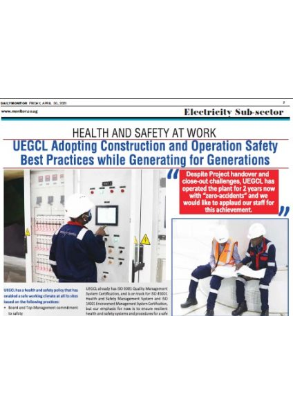 UEGCL - Health and Safety at Work