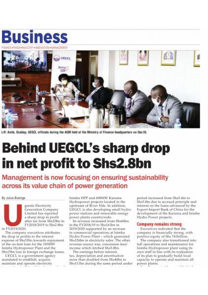 Behind UEGCL