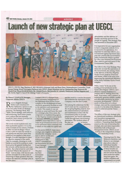 UEGCL Strategic Plan