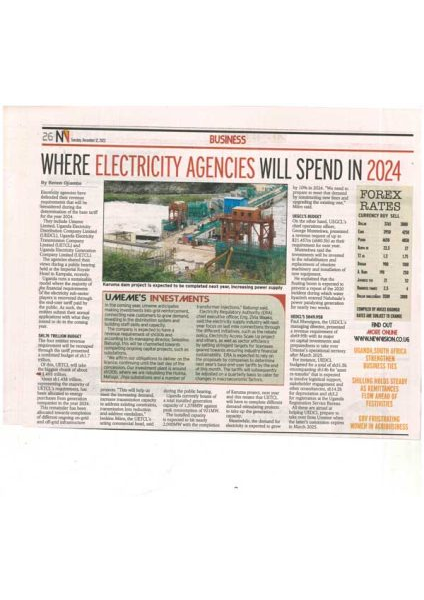Where Electricty agencies will spend in 2024